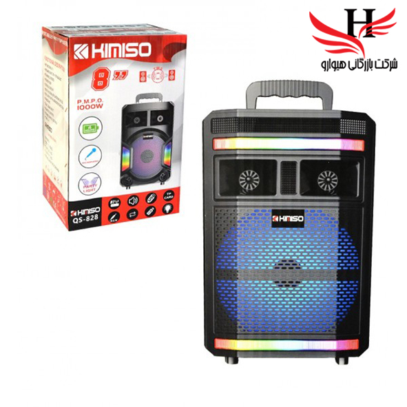 تصویر  اسپیکر شارژی بلوتوثی کیمیسو مدل KIMISO QS-827