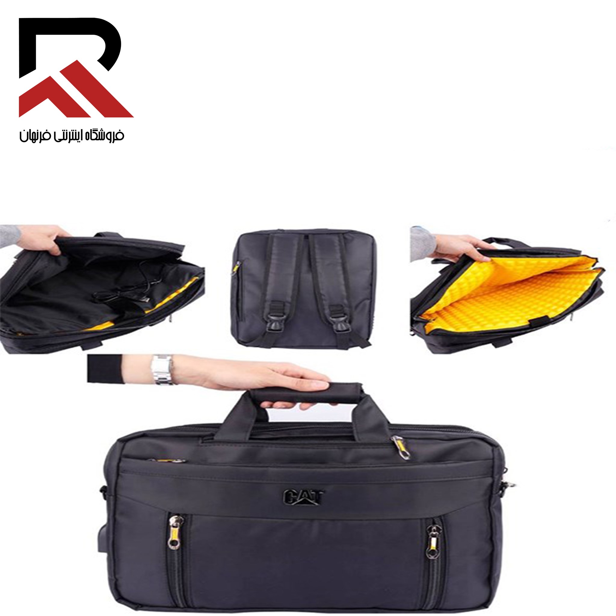 تصویر کیف لپ تاپ سه کاره کتپیلار CAT-1017