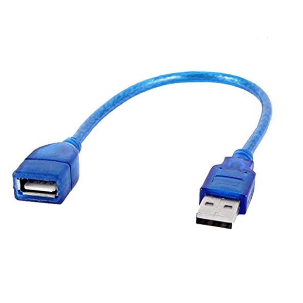 تصویر کابل افزایش طول USB 2.0 مدل ex-bl طول 0.3 متر شیلدار