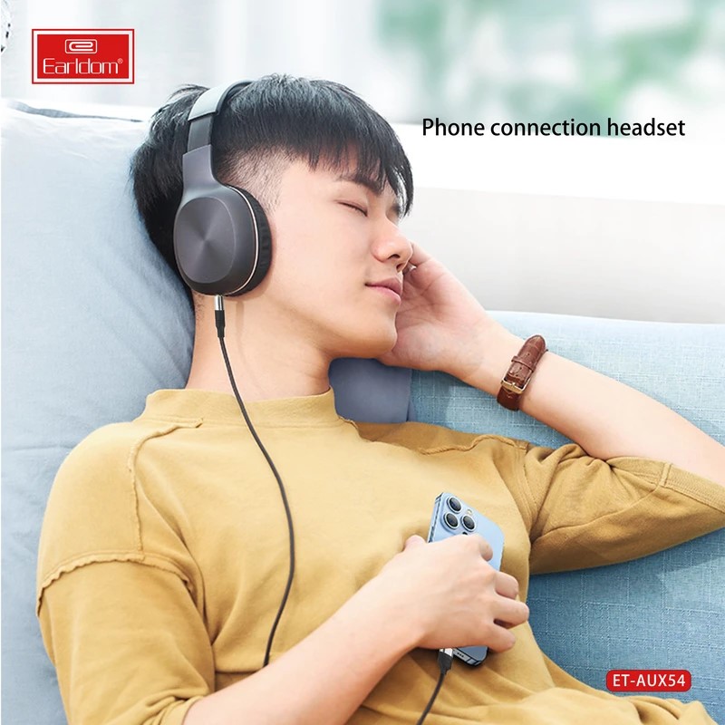 تصویر کابل تبدیل لایتینگ به AUX ارلدام مدل AUX54 طول 1 متر