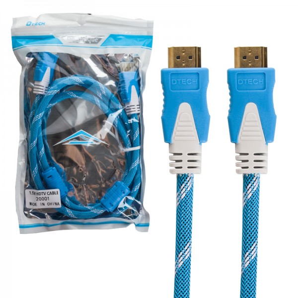 تصویر کابل HDMI DTECH 1/5M