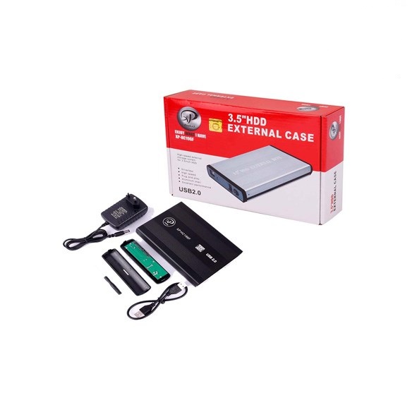تصویر باکس هارد ايکس پي XP-196 3/5 USB2+ آداپتور 