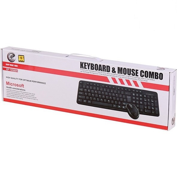 تصویر کيبورد و ماوس سيم دار ايکس پي XP-10500