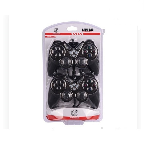 تصویر گيم پد دوبل شوکدار خفاشی ایکس پی XP-216