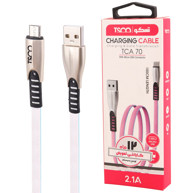 تصویر کابل شارژ اندرويد تسکو TSCO-TCA70