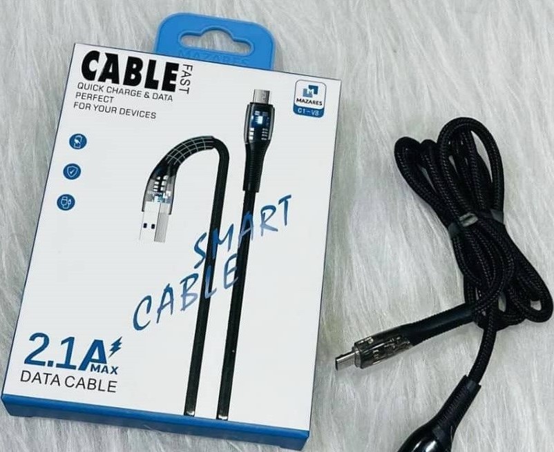 تصویر کابل شارژ اندرويد مازارس MAZARES-C1-V8