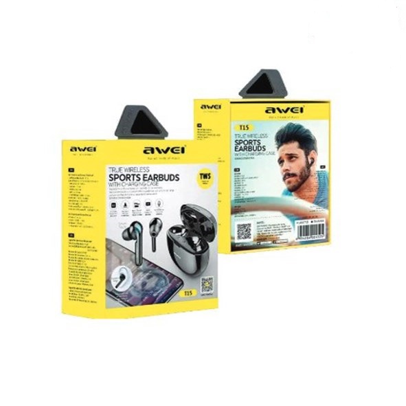 تصویر هندزفري بلوتوث ايرپاد اویAWEI-T15