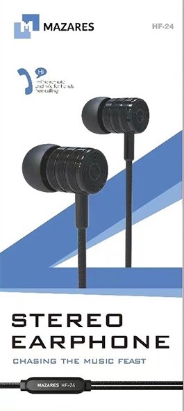 تصویر هندزفري سيم دار مازارس MAZARES-HF-24