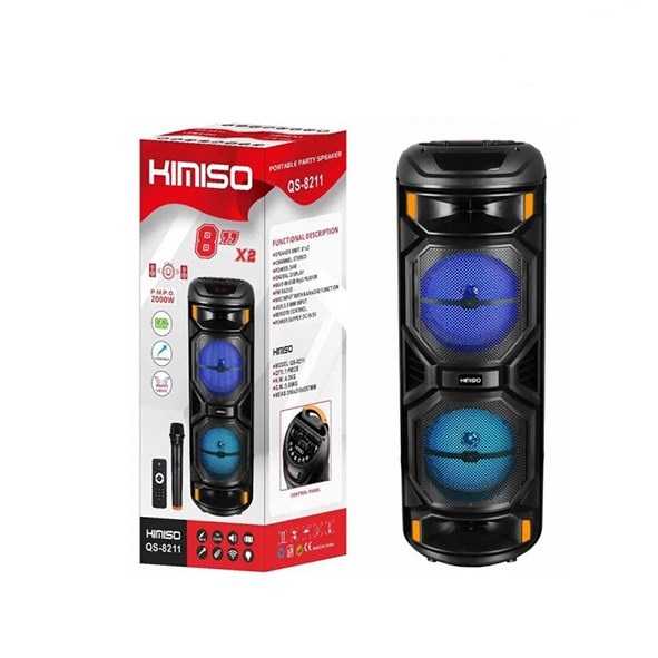 تصویر  اسپيکر چمداني و قابل حمل کیمیسو  KIMISO-QS-8211