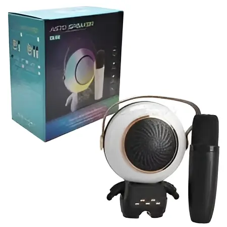 تصویر اسپیکر بلوتوث ربات میکروفونی ASTO SPEAKER-TK66